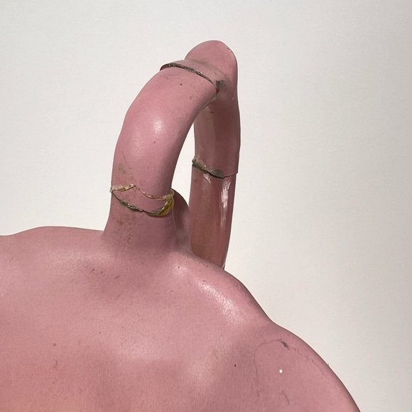 Vtg Hull Art Vase Double Handle Ceramic Wildflower Pastel Matte 40s - Picture 8 of 16